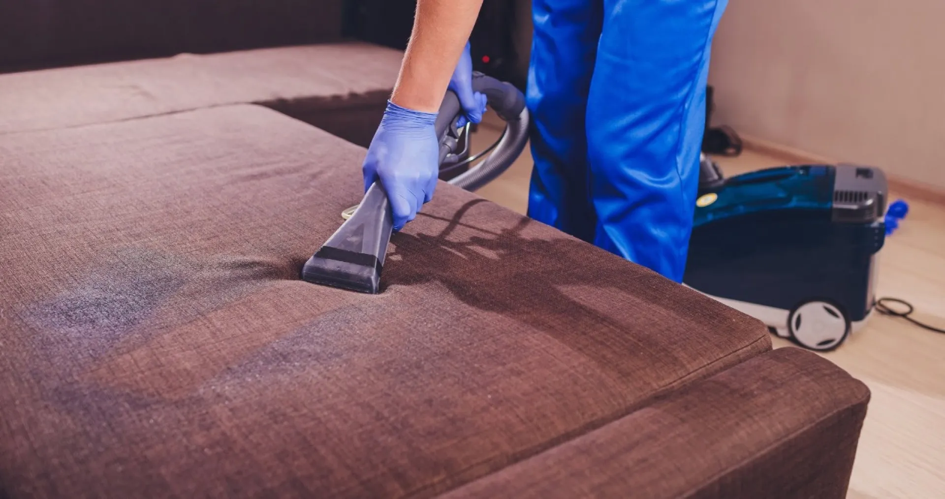 Sofá higienizado pela Cleanmania
